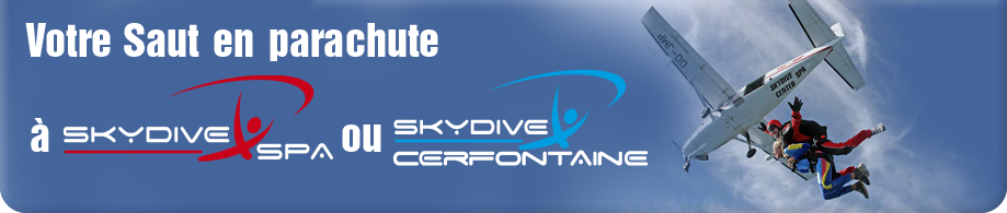 saut en parachute Belgique, saut en tandem, saut-en-parachute.be